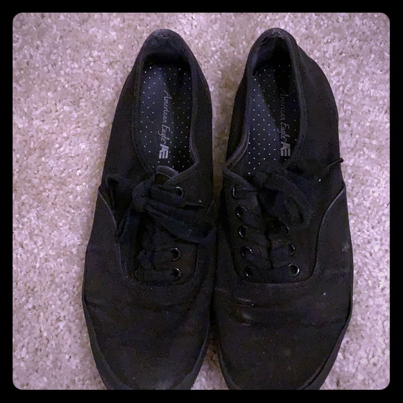 all black vans payless